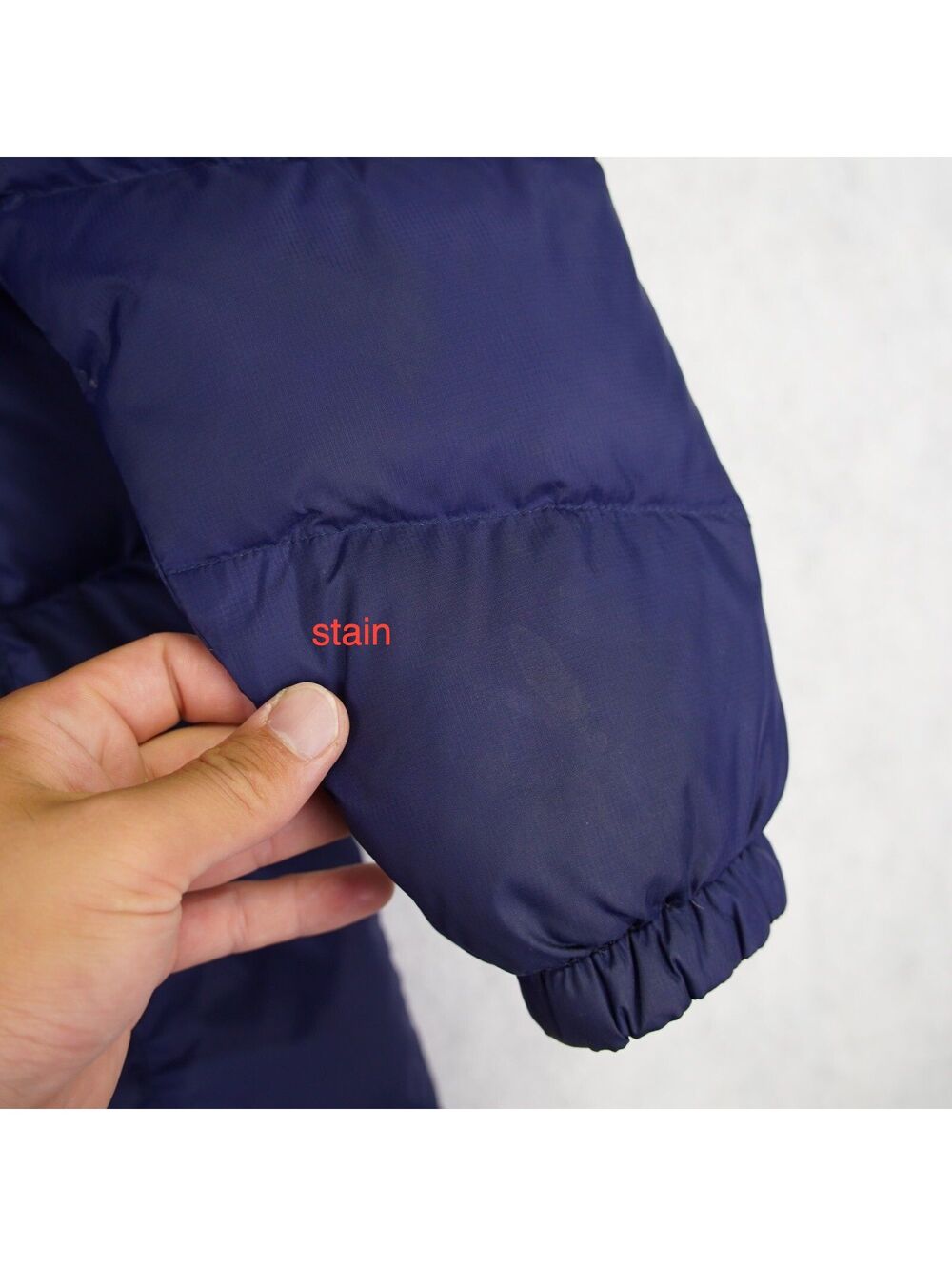 L.L. Bean Women’s Quilted Goose Down Puffer Jacket Sz S Navy Warm Outdoor Coat - Picture 14 of 15